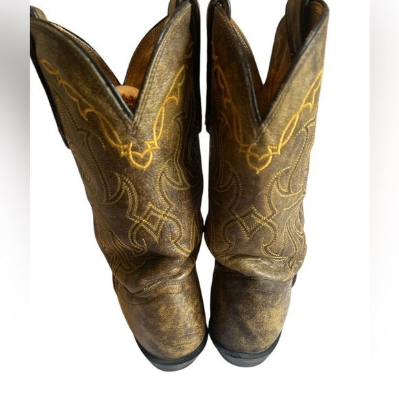 Tony Lama brown cowgirl boots size 7B - Picture 5 of 7